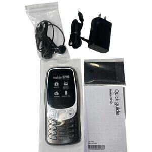 Nokia 3210 Dual SIM GSM Unlocked International Version Grunge Black NEW OPEN BOX